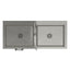 Hennessy - Laundry Utility Sink And Cabinet With Dual Sink And Pull Out Faucet - White