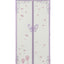 Priya II - Synthetic Leather Purple Wardrobe - Purple / White