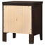 Garrett - 2 Drawer Nightstand - Cappuccino