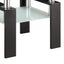 Samantha - 1 Shelf Square End Table - Black