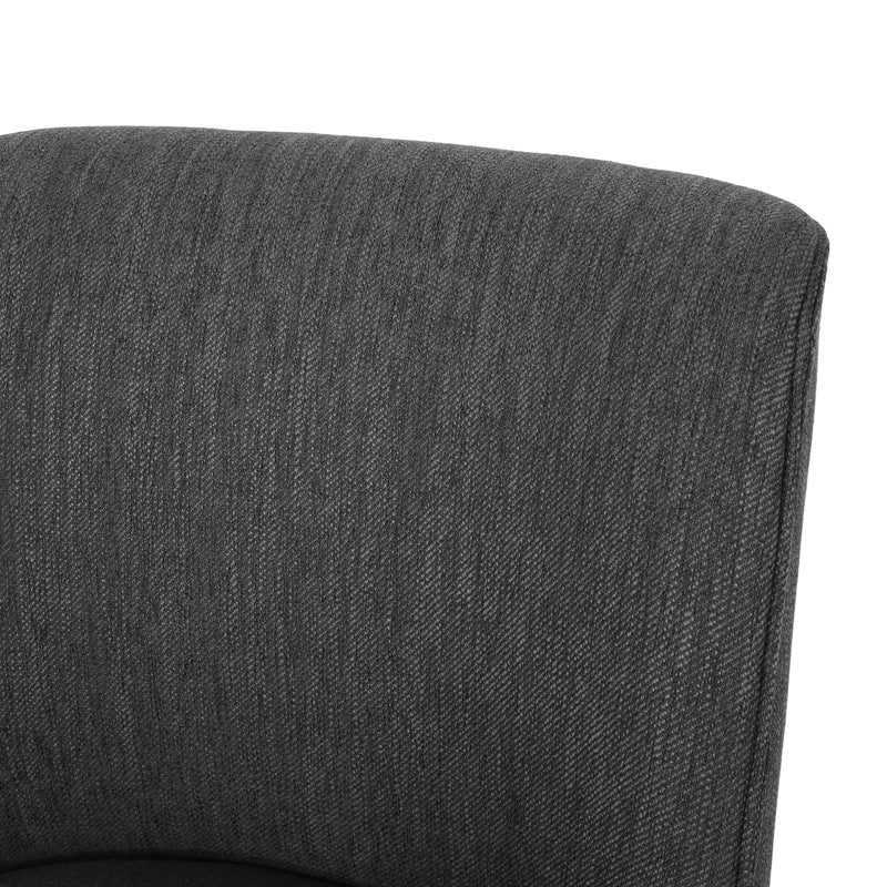 Modern Dining Chair With Durable Fabric Upholstery And Sturdy Wooden Frame (Set of 2)