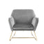 Keira - Accent Chair With Metal Base