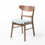 5 Piece Dining Set & 1 Table And 4 Upholstered Chairs - Mint / Walnut