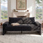 Upholstered 3 Seater Sofa With Wide Armrests