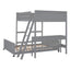 Full Over Full Bunk Bed With Desk