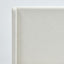 Carmen - Full Size Upholstered Wingback Bed - Ivory