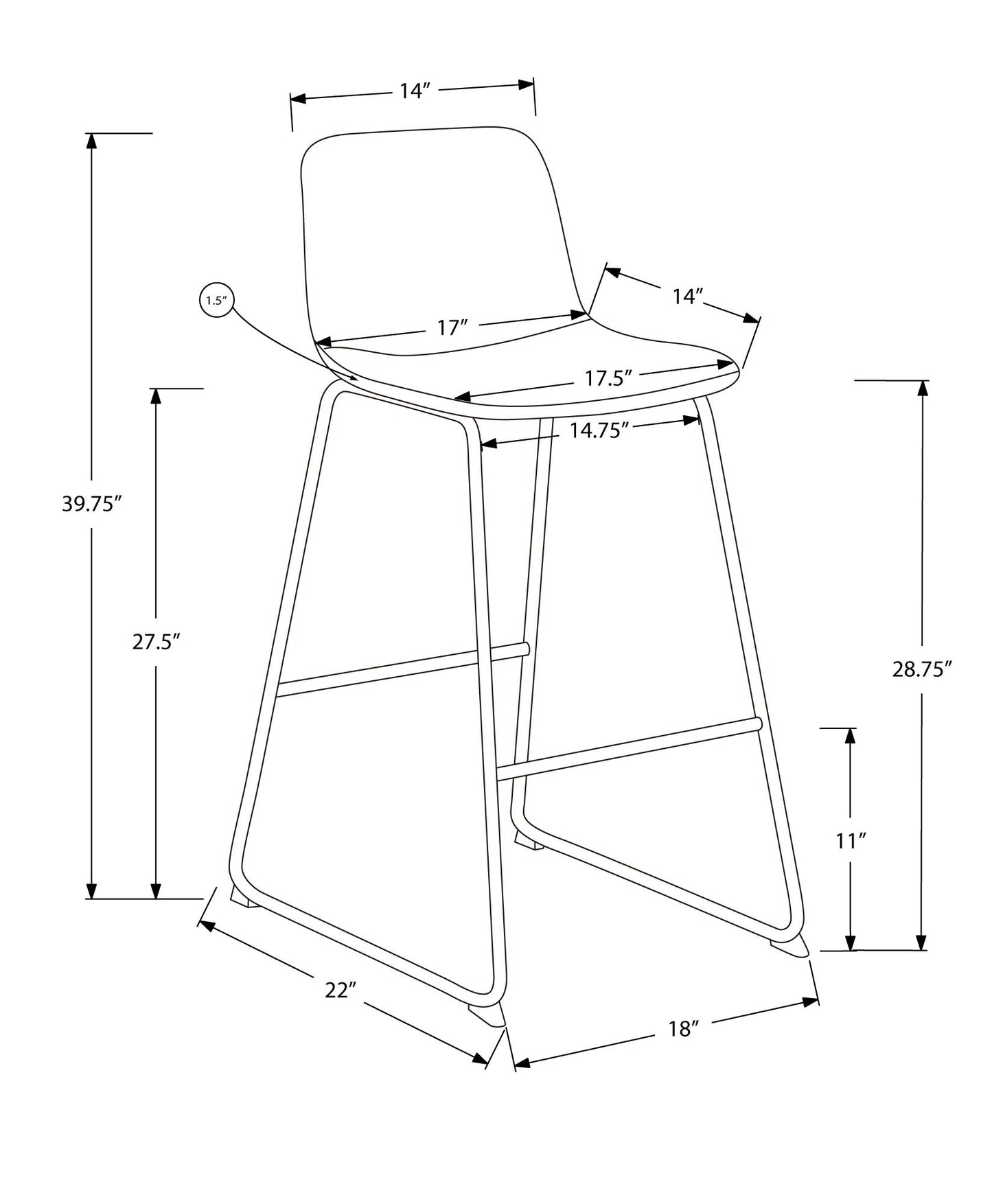 Office Chair, Bar Height, Standing, Computer Desk, Work, Look, Contemporary, Modern