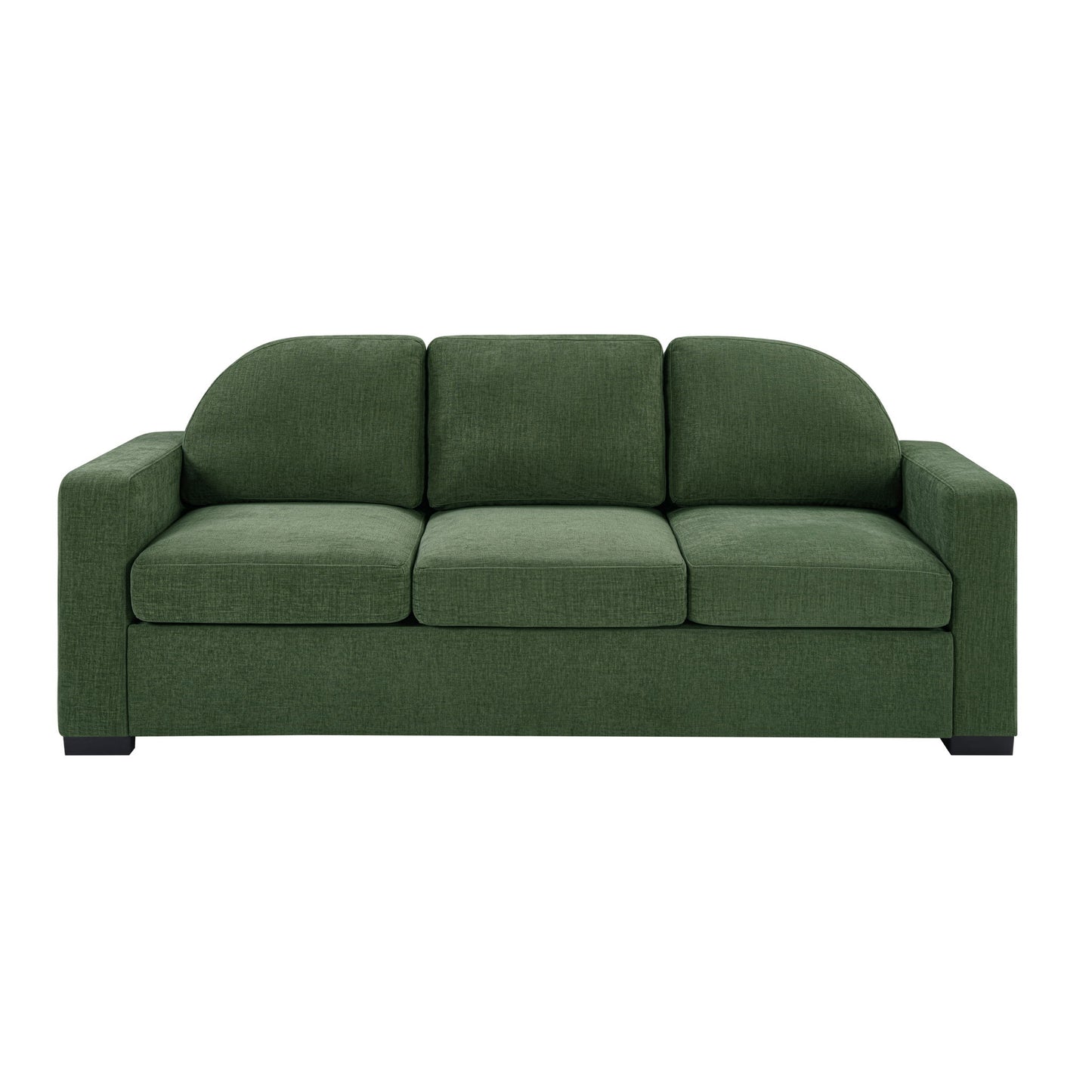 Modern 3 Seater Sofa With Curved Backrest