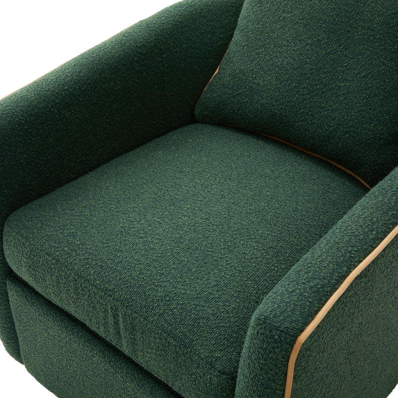 Swivel Accent Chair, Rotating Base, For Living Room