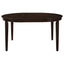 Elmira - Oval Dining Table With Leaf Extension - Brown