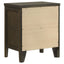 Clement - 2 Drawer Nightstand Bedside Table - Espresso