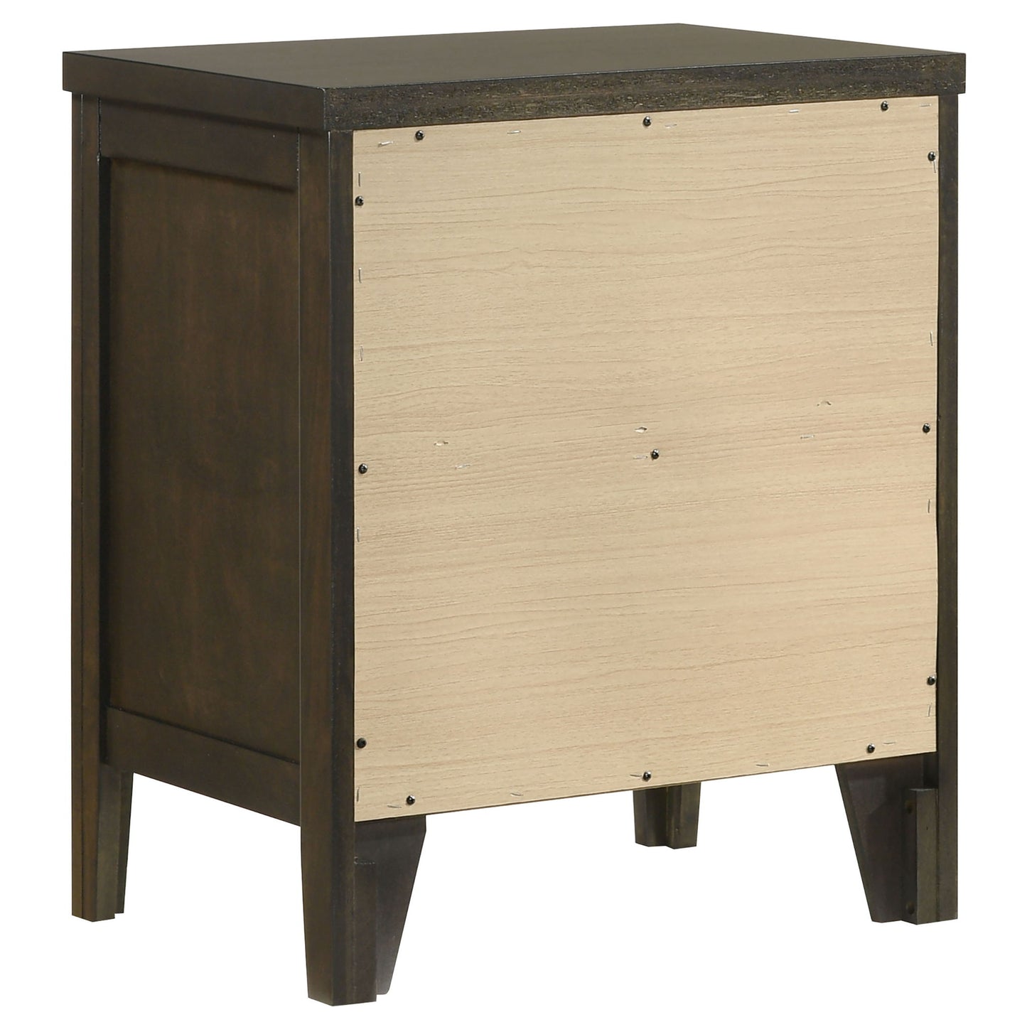 Clement - 2 Drawer Nightstand Bedside Table - Espresso
