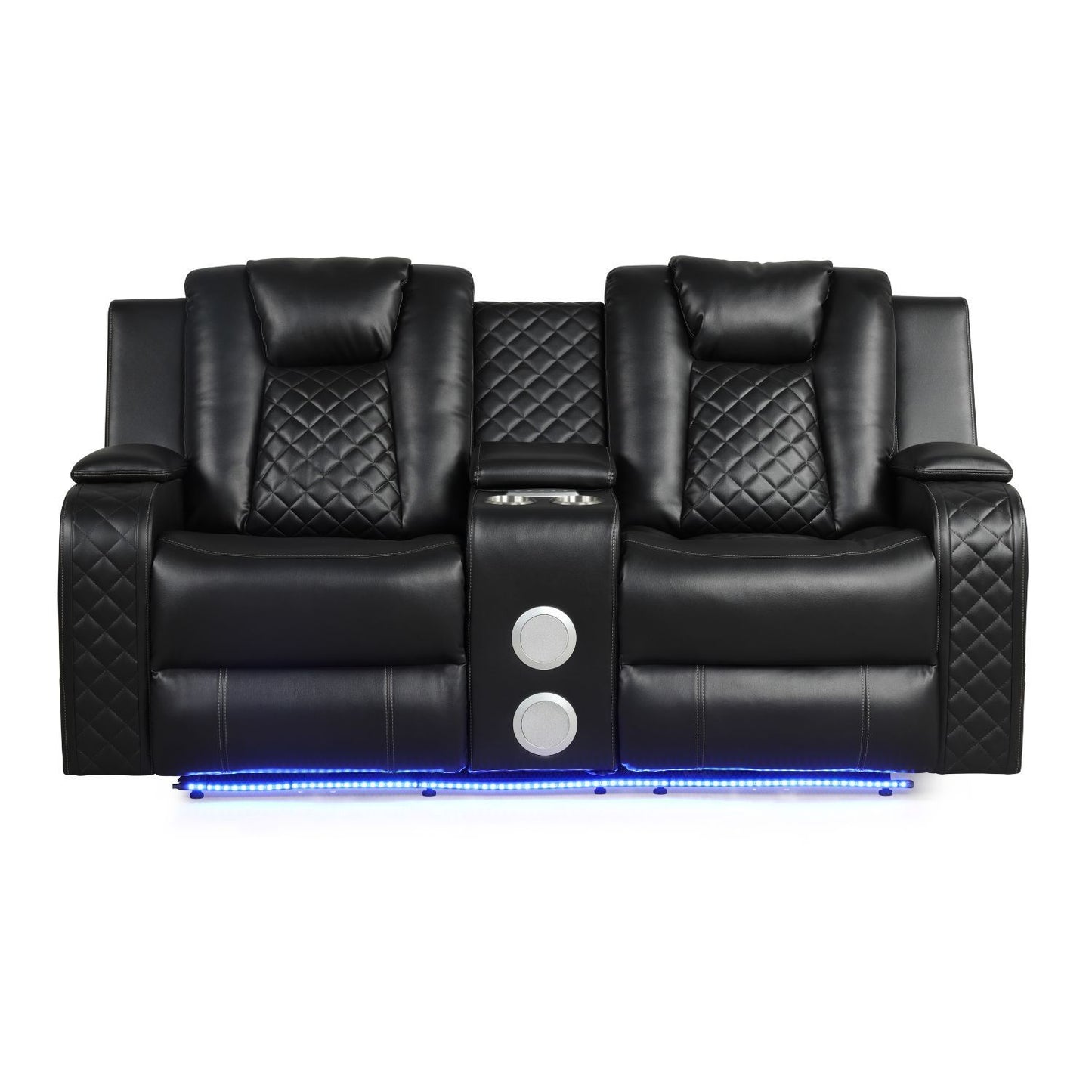 Benz - LED & Power Recliner With Adjustable Headrests And Ambient LED Lighting