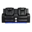 Benz - Power Reclining Loveseat & LED Lighting And Built In USB