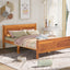 Platform Bed Frame Mattress Foundation Sleigh Bed With Headboard / Footboard / Wood Slat Suppor