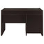Maxim - 2 Drawer Computer Desk With Lift Top Storage And Power Outlet - Cappuccino