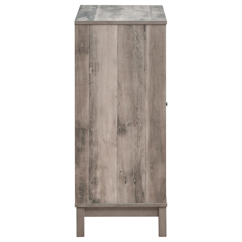 Wine Cabinet With 2 Doors - Gray