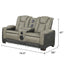 Bruno - Power Reclining Living Room Set With LED Lighting