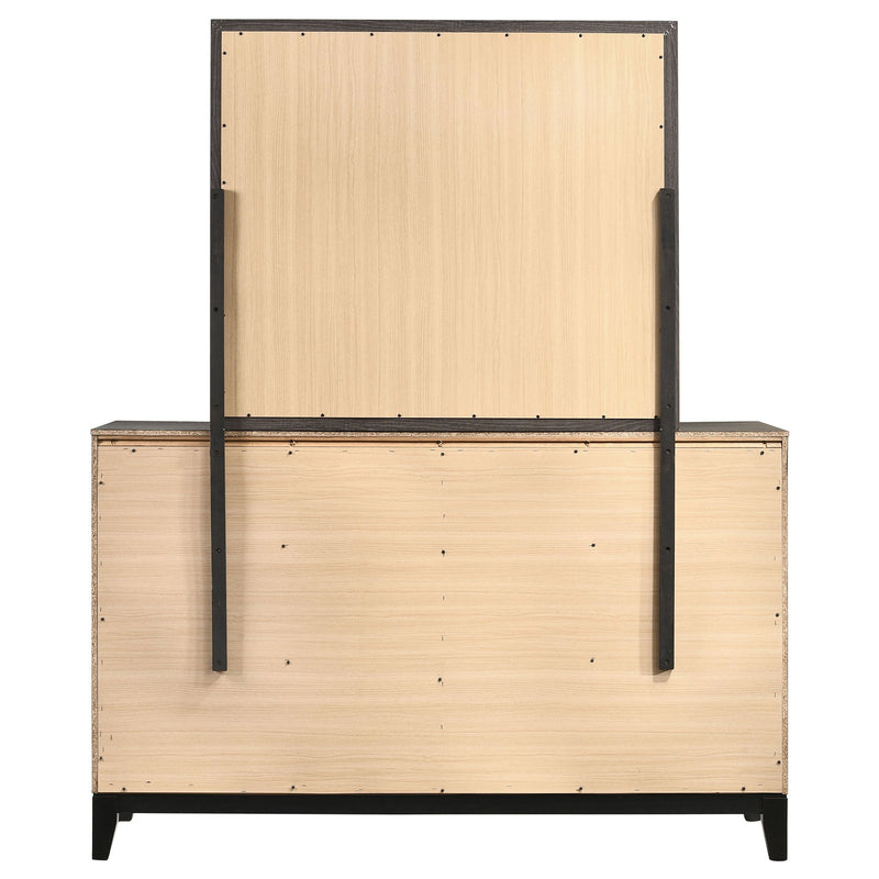 Cabrillo - 6 Drawer Dresser With Mirror - Gray