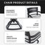 Modern Outdoor Patio Dining Set With Table And Chairs With Sunbrella Cushions