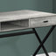 Computer Desk For Home Office, Laptop, Storage Drawers, Glossy Contemporary & Modern