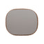 Willow - Oval Woven Patio Coffee Table, Wicker Frame