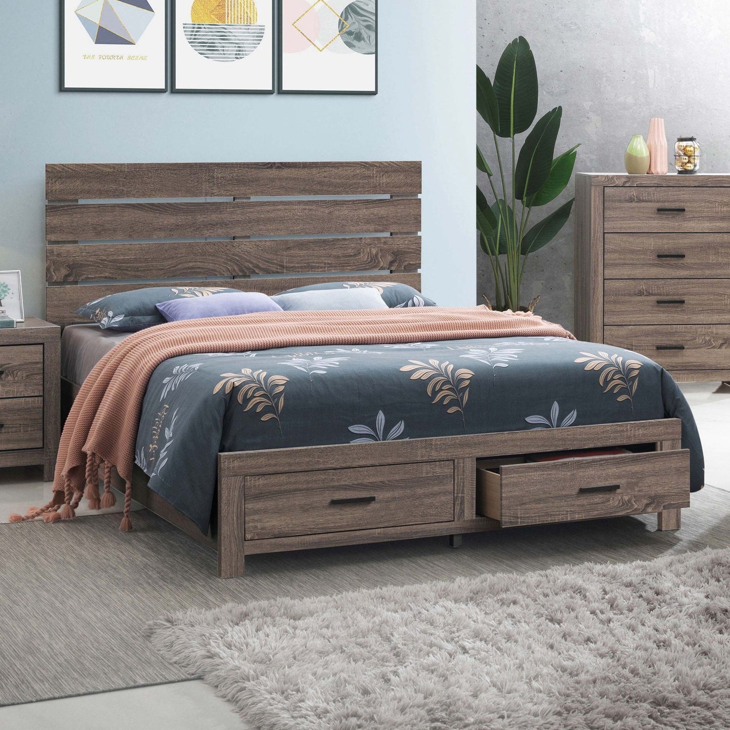 Geary - Panel Bed