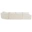 Modular Cloud Sectional Sofa Set, U-Shaped Upholstered Couch With Deep Seat
