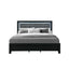 Carlos - 5 Pieces Queen Bedroom Set - Black