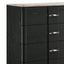 Opel - 5 Drawer Chest - Black