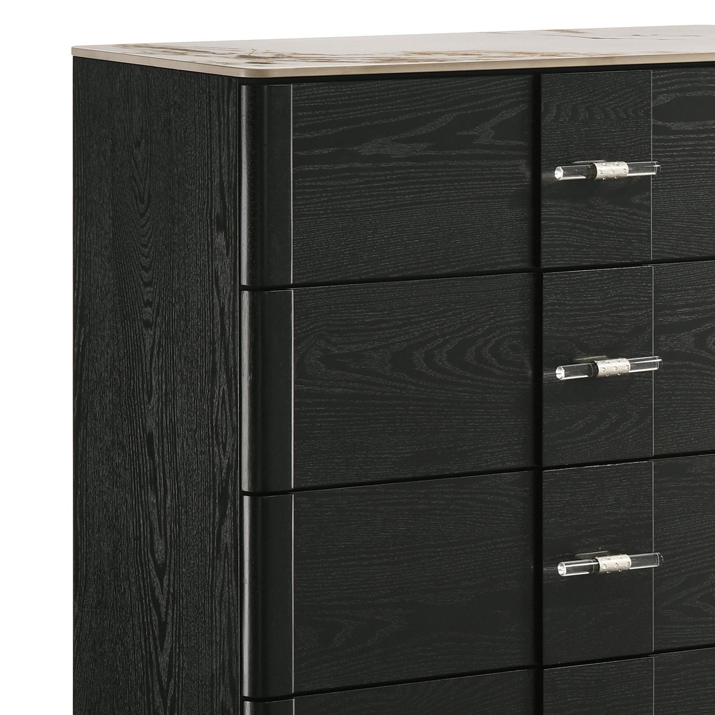 Opel - 5 Drawer Chest - Black