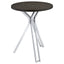 Edgerton - Round Height Bistro Bar Table - Dark Oak