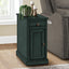 Accent Table With Storage Drawer For Living Room - Blue