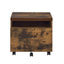 Bob - File Cabinet - Weathered Oak / Black
