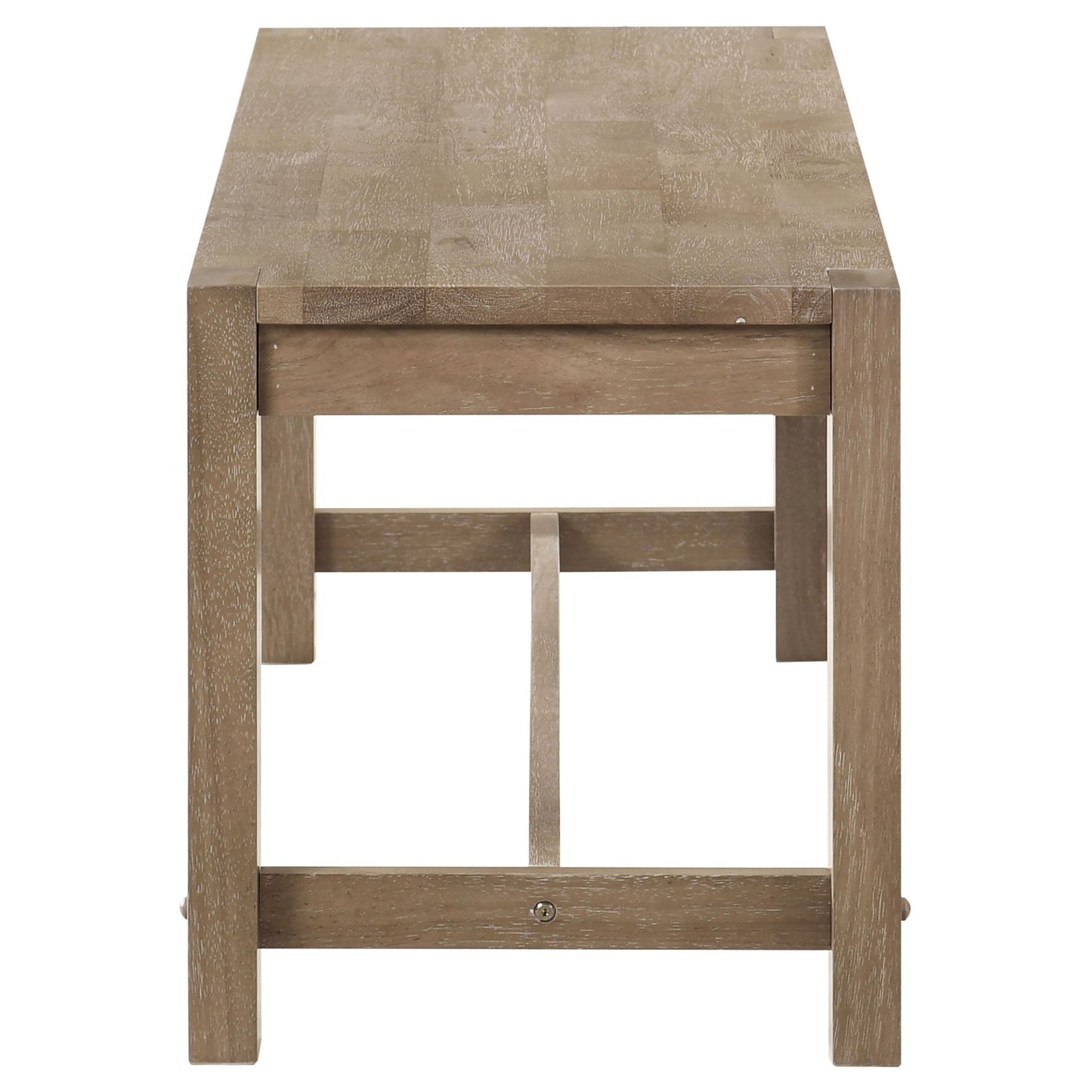 Malvika - Trestle Base Dining Bench - Brown