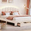 Upholstered Platform Bed With Drawer