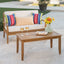 Outdoor Chat Set With Coffee Table And Loveseat