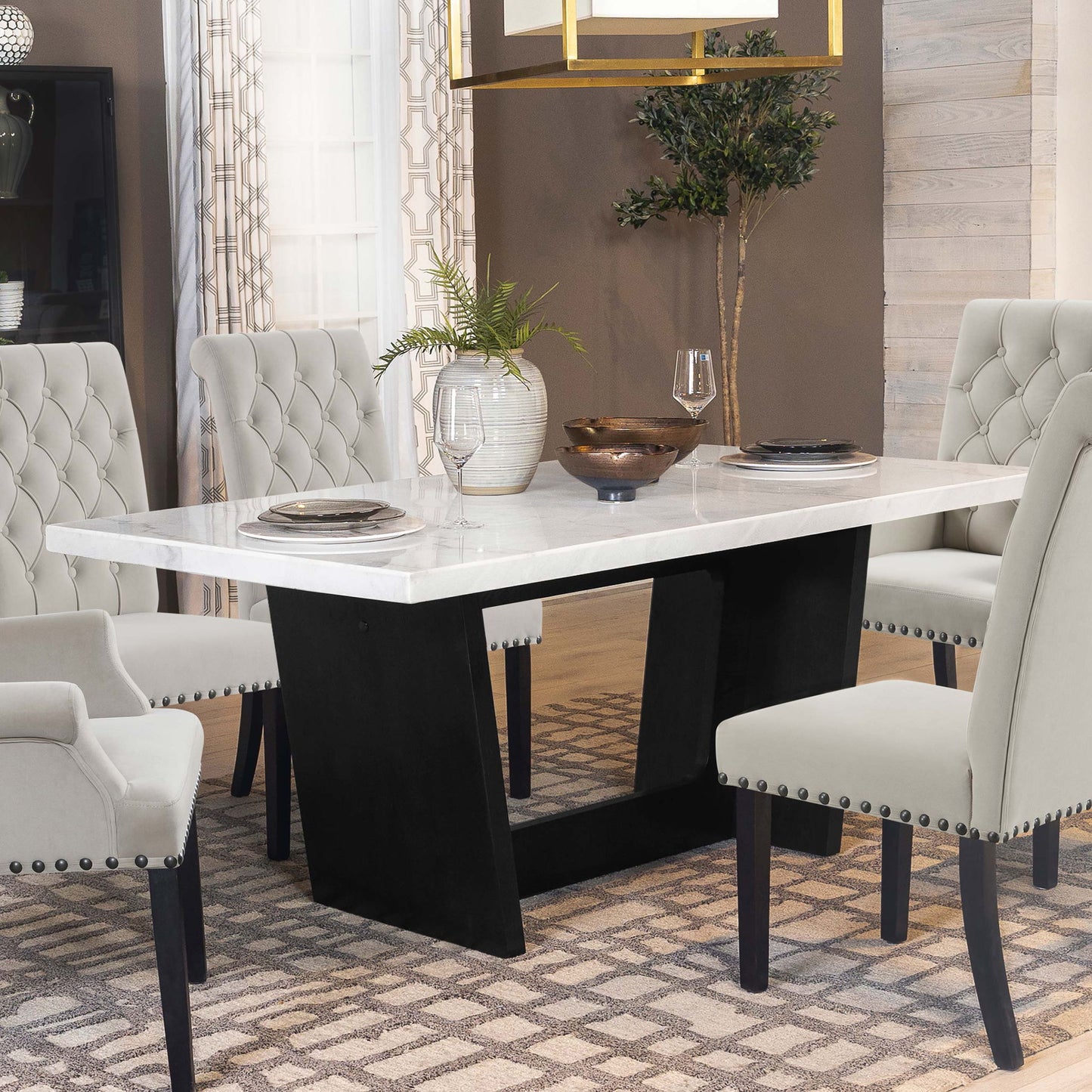 Maroney - Dining Table - Espresso