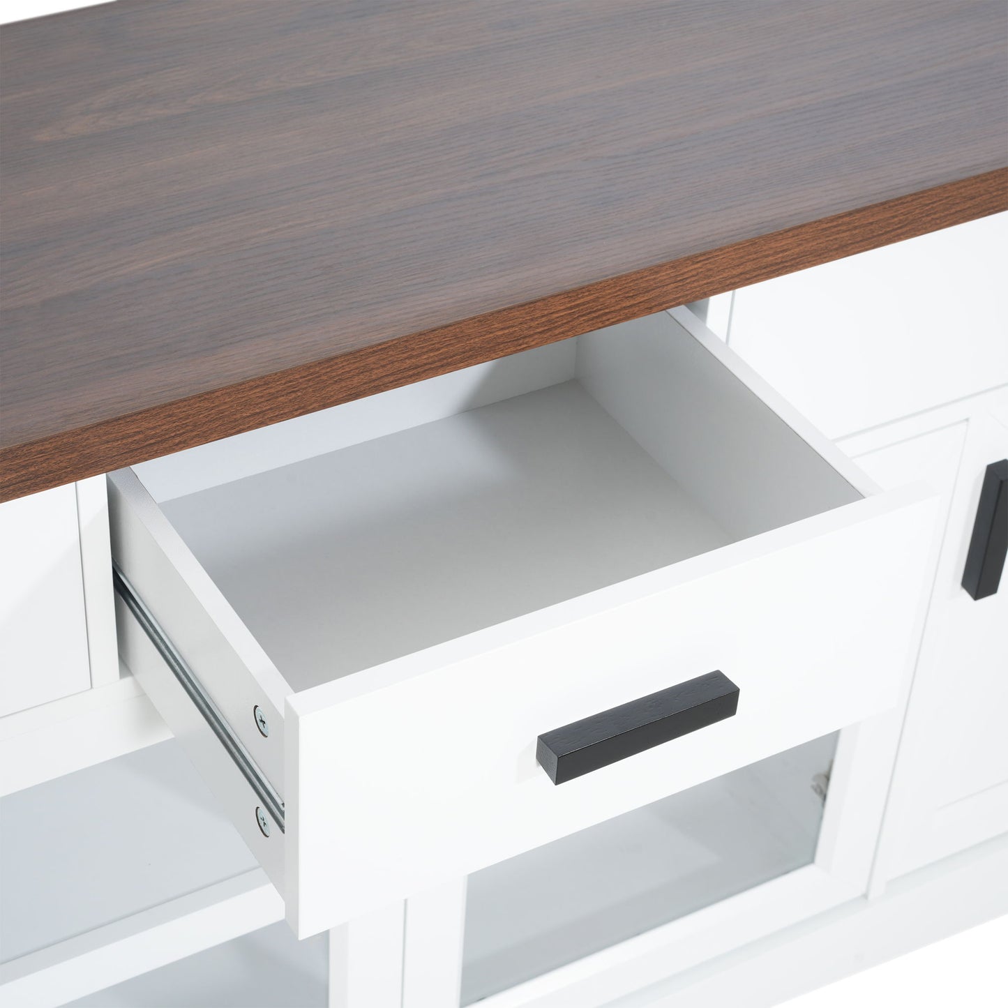 Modern TV Console & Adjustable Shelves
