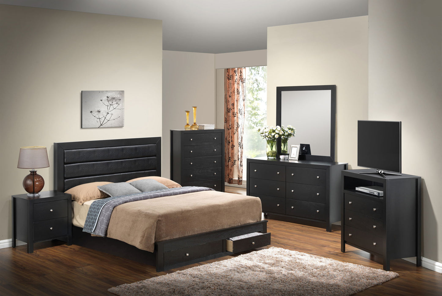 Elegant Storage Bed For Cozy Spaces