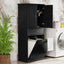 Modern Bathroom Storage Cabinet With Two Laundry Baskets, One Drawer, Adjustable Shelf