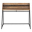 Computer Desk For Home Office, Laptop, Storage Shelves, Marble Look Contemporary & Modern