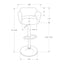 Swivel Stool Bar Height, Adjustable Versatile Seating, Contemporary & Modern