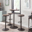 Dakota - Industrial Design Adjustable Barstool (Set of 2)