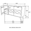 Austin - 3 Door Accent Cabinet With Tapered Legs - Natural