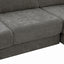 L-Shaped Modular Sofa With Double Layer Cushion