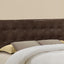 Queen Size, Bed Headboard Only, Upholstered, Transitional - Brown