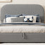 Upholstered Platform Bed With Hydraulic Storage System