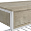Ethel - 2 Drawer Home Bar Storage With Wine Rack - Oak