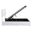 Elegant Upholstered Platform Bed With Hydraulic Storage System